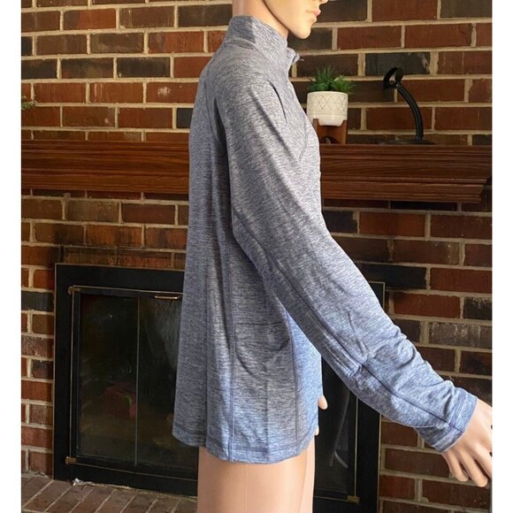 Wolverine Men's Sweatshirts Navy Heather 1/2 Zip Size Small,Outdoor,Sweater New - Picture 10 of 16